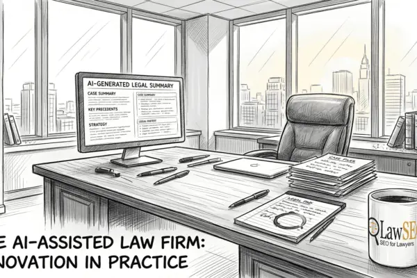 Attorney reviewing AI-generated legal summary