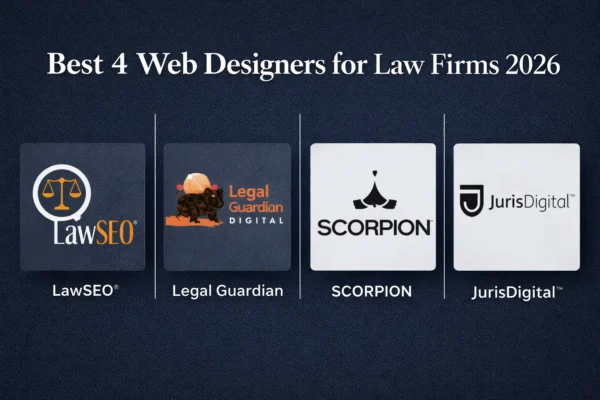 Best 4 Web Designers for Law Firms 2026