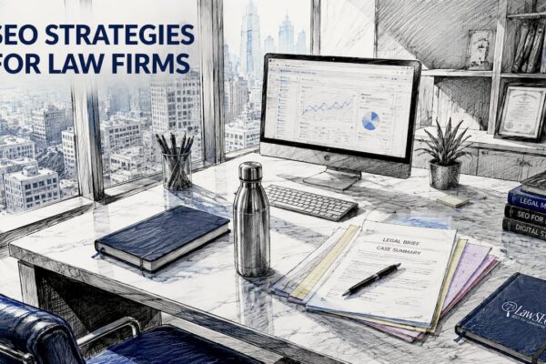 Workspace with law firm local search dashboard setup