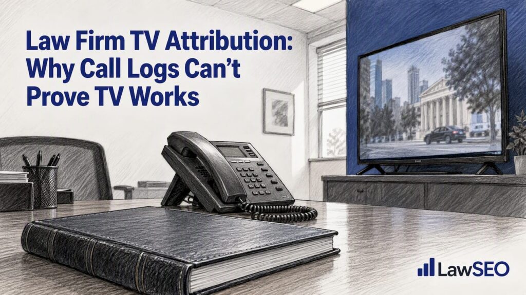 Television and call log ledger in monitoring room