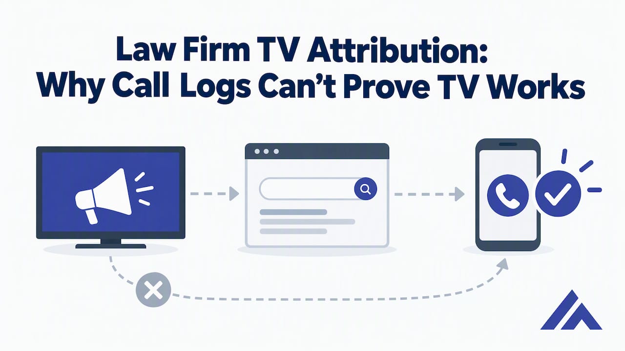 Illustration shows TV influence missing from call attribution